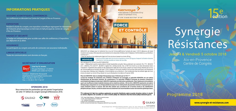 15ème édition du Congrès Synergie & Résistances - 4 & 5 octobre 2018 - Aix-en-Provence @ Aix-en-Provence | Provence-Alpes-Côte d'Azur | France