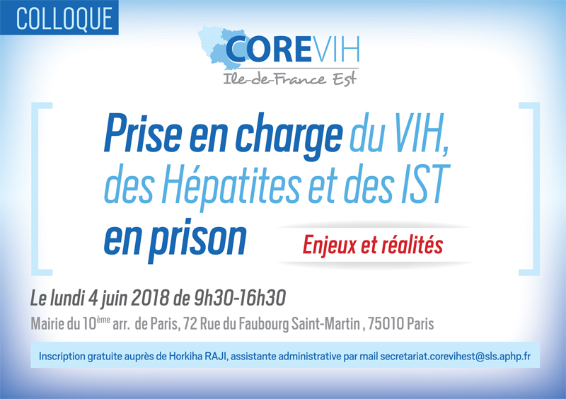 Colloque Prise en charge du VIH, des Hépatites et des IST en prison : Enjeux et réalités @ Mairie du 10ème arrondissement | Paris | Île-de-France | France