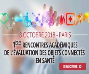 1ères rencontres académiques de l’évaluation des objets connectés en santé – 8 Octobre 2018 @ Université Paris Diderot Amphithéâtre Buffon | Paris-13E-Arrondissement | Île-de-France | France