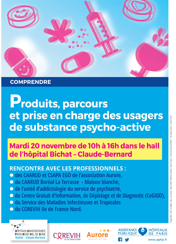 affiche Journée de sensibilisation RDR USPA 20 novembre 2018