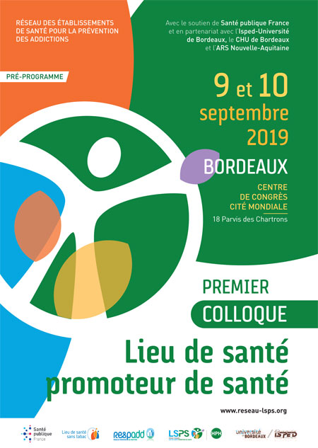 Colloque Lieu de santé promoteur de santé - 9 & 10 septembre 2019 - Bordeaux @ Bordeaux | Bordeaux | Nouvelle-Aquitaine | France