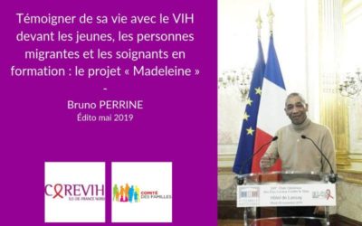 Témoigner de sa vie avec le VIH devant les jeunes, les personnes migrantes et les soignants en formation : le projet « Madeleine »