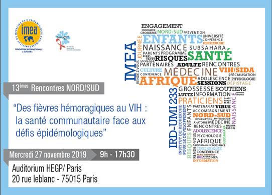 Les 13e Rencontres Nord-Sud (IMEA) - 27 novembre 2019 @ Auditorium HEGP | Paris | Île-de-France | France