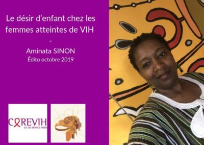 Le désir d’enfant chez les femmes atteintes de VIH. Edto d'Aminata SINON