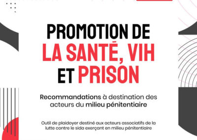 Guide Promotion de la santé, VIH et prison de SIDACTION