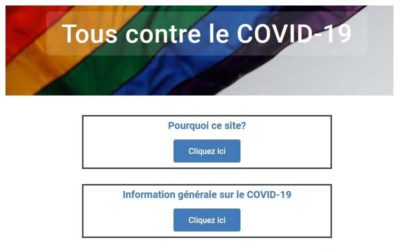 Le site Tous contre la COVID-19