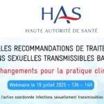 Webinaire Nouvelles recommandations de traitement des IST Bactériennes